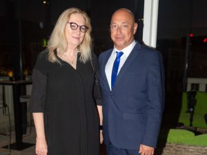 Mr. Friedman with Ms. Anya Elden